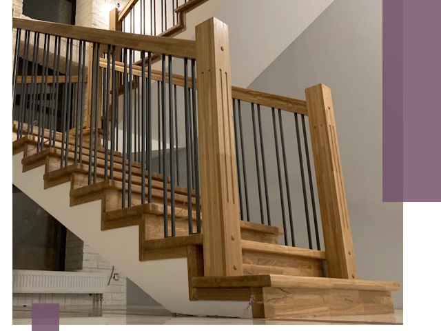 Реставрация деревянных и металлических лестниц в Валуйках