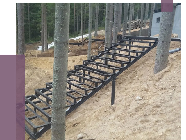 Монтаж металлических лестниц в Валуйках от 14105 руб. 