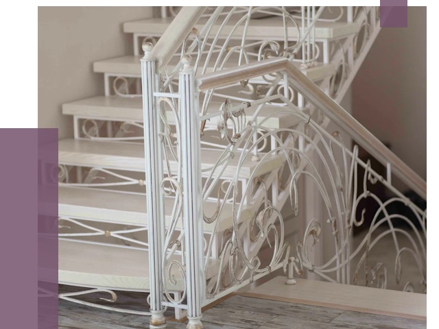 Изготовление кованых лестниц на заказ в Валуйках от 90483 руб. | ПРОЛЁТ-Вли