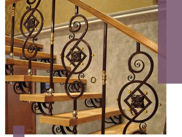 Изготовление кованых лестниц под ключ в Валуйках