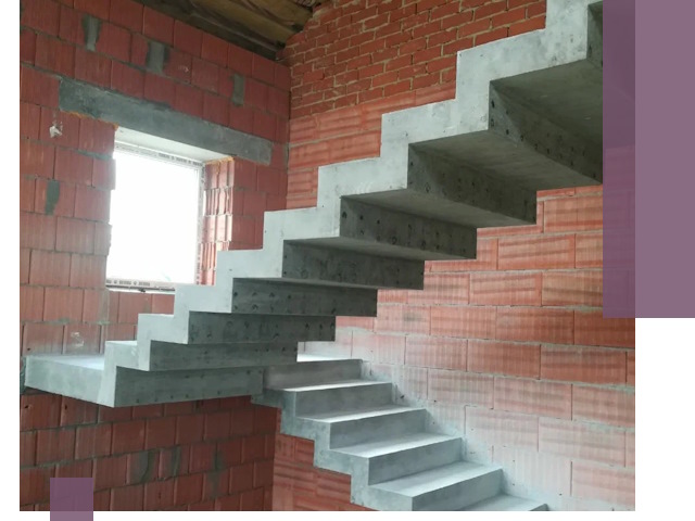 Бетонные лестницы под ключ в Валуйках: монтаж, демонтаж, ремонт