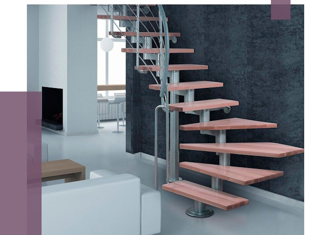 Модульные лестницы в Валуйках от 17564 руб. — купить в ПРОЛЁТ-Вли