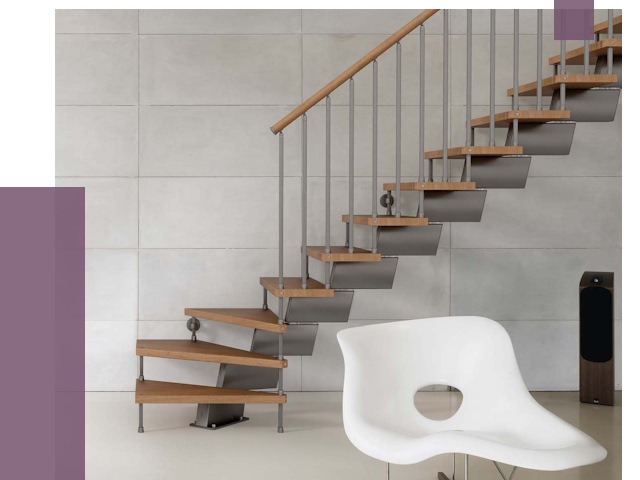 Монтаж модульных лестниц в Валуйках от 6600 руб. 