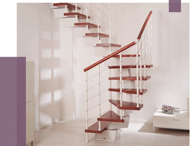 Изготовление лестниц на больцах в Валуйках от 10113 руб. | ПРОЛЁТ-Вли