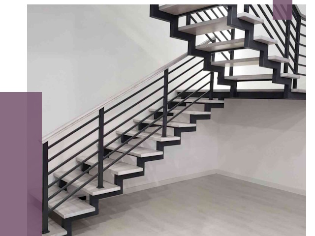 Лестницы на металлокаркасе под ключ в Валуйках от 13306 руб. | ПРОЛЁТ-Вли