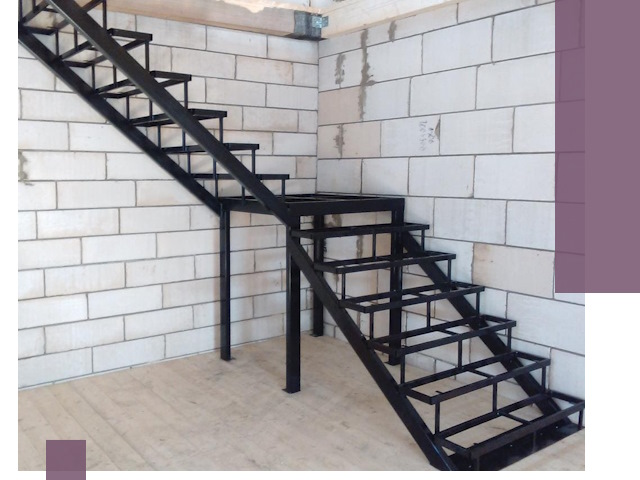 Лестницы на металлокаркасе под ключ в Валуйках — изготовление и монтаж