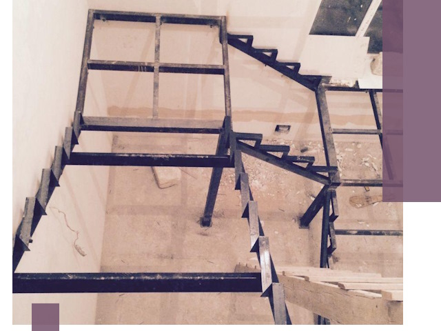 Монтаж лестниц на металлокаркасе в Валуйках быстро и качественно