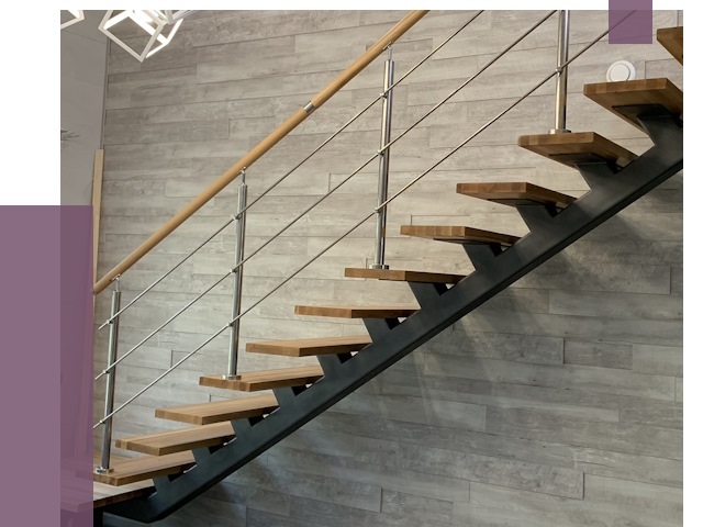 Изготовление лестниц на монокосоуре в Валуйках от 79305 руб. 