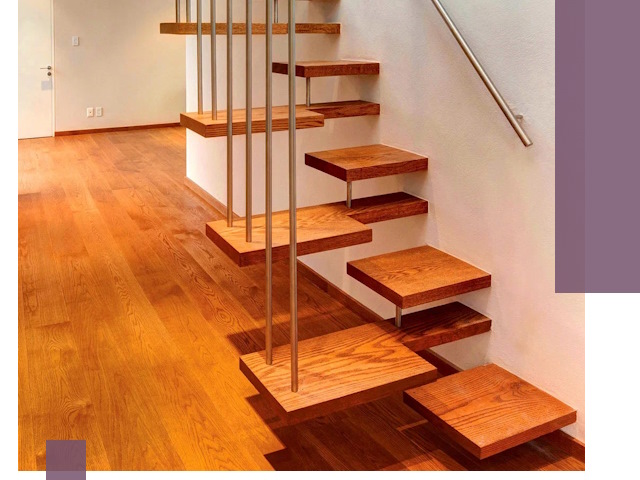 Лестницы «гусиный шаг» на заказ в Валуйках для узких пространств