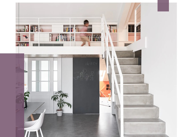 Лестницы для двухуровневой квартиры в Валуйках от 183626 руб. | ПРОЛЁТ-Вли