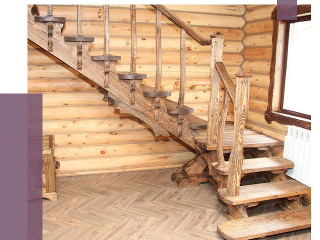 Лестницы в баню в Валуйках от 19906 руб. — изготовление | ПРОЛЁТ-Вли