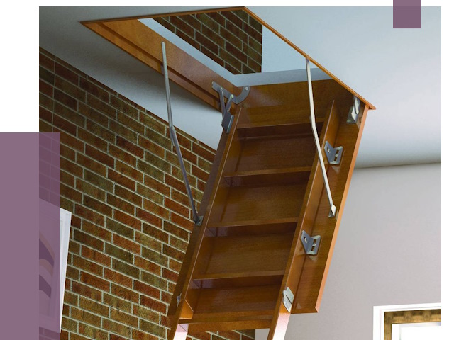 Установка чердачной лестницы в Валуйках от 8143 руб. | ПРОЛЁТ-Вли