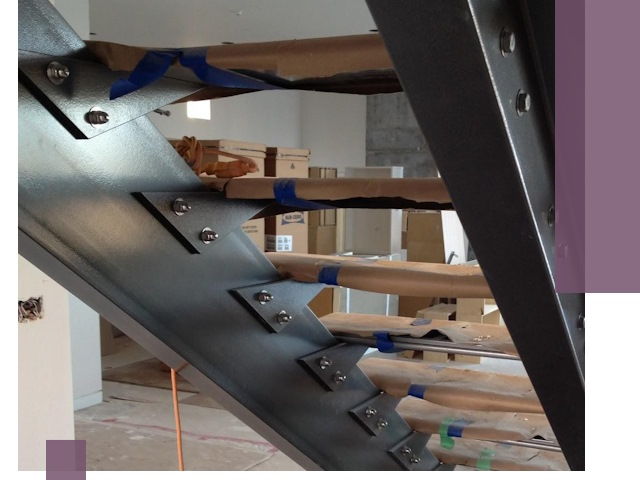 Усиление лестничных конструкций и усиление опор в Валуйках