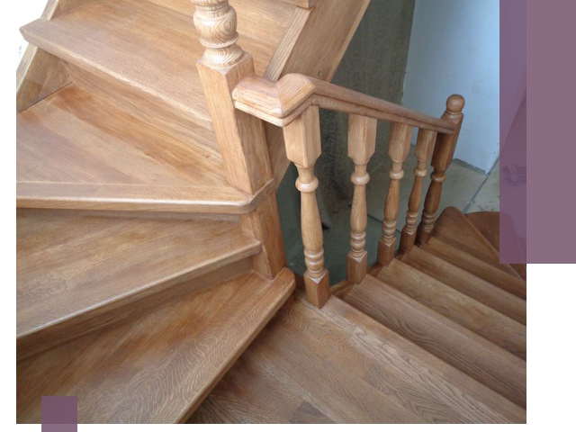 Дубовые лестницы под ключ в Валуйках: изготовление и монтаж