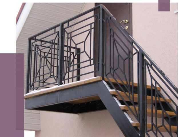 Металлические перила в Валуйках от 4471 руб.  | ПРОЛЁТ-Вли