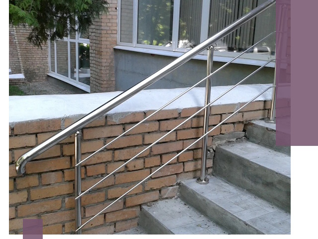 Перила из нержавеющей стали высокого качества в Валуйках