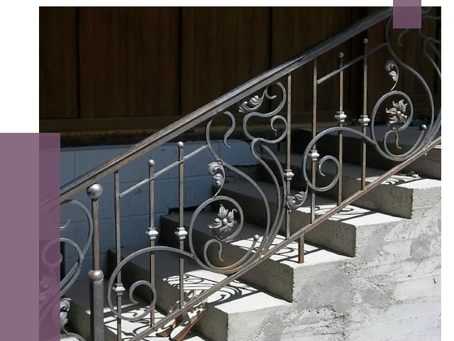 Кованые перила в Валуйках от 9048 руб. под ключ — качество от ПРОЛЁТ-Вли