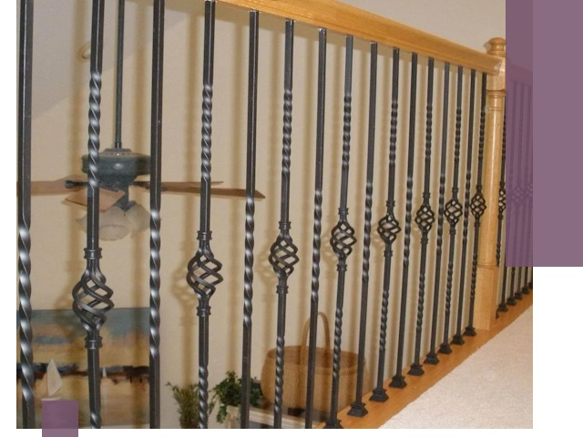 Изготовление и монтаж кованных перил в Валуйках под ключ