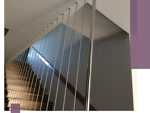 Тросовые перила под ключ в Валуйках — производство и монтаж