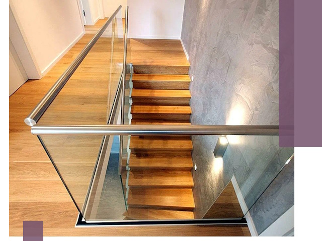 Перила для лестницы в доме — изготовление и монтаж в Валуйках