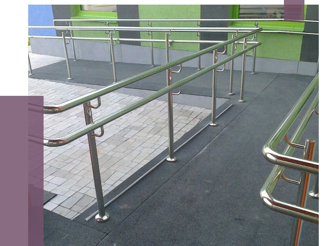 Ограждения пандусов в Валуйках от 4524 руб. монтаж | ПРОЛЁТ-Вли