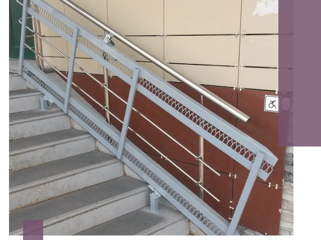 Изготовление откидных пандусов под ключ в Валуйках