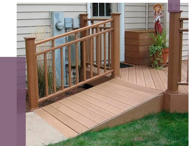 Пандус на крыльцо в Валуйках под ключ от 8090 руб.