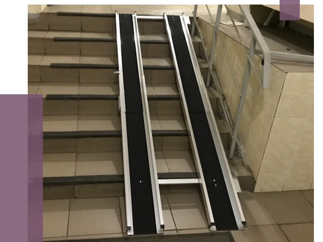 Установка пандуса в подъезд в Валуйках от 8303 руб. под ключ | ПРОЛЁТ-Вли