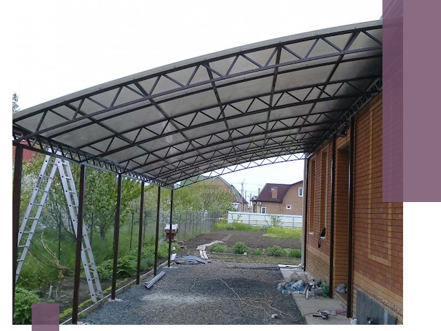 Профессиональный монтаж навесов под ключ в Валуйках