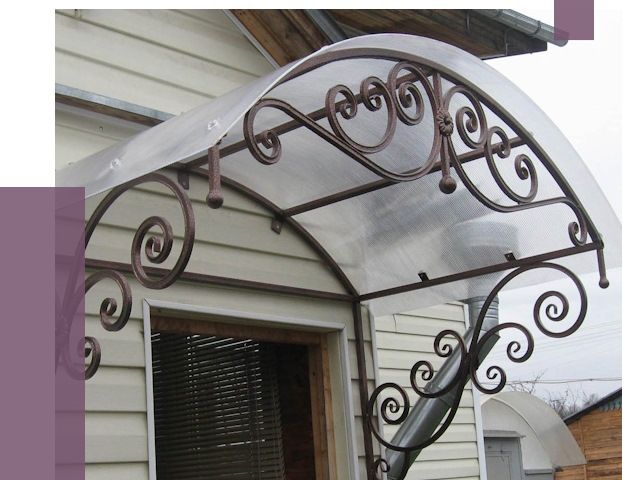 Изготовление козырьков в Валуйках от 7664 руб. — заказать | ПРОЛЁТ-Вли