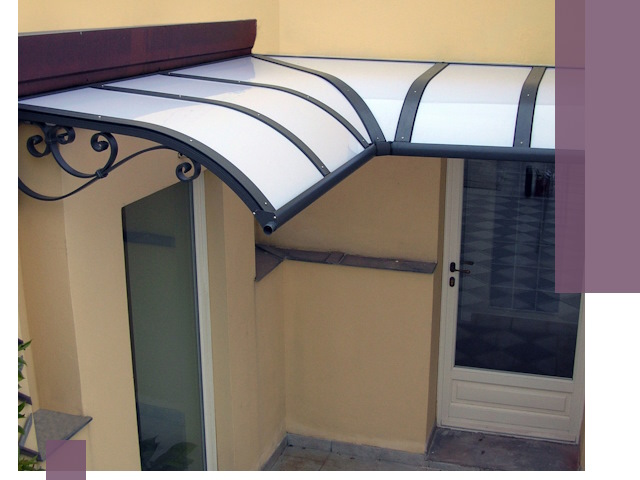 Монтаж козырьков любой сложности в Валуйках под ключ