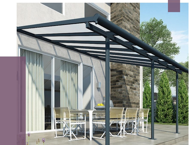 Навесы пристенные в Валуйках от 9474 руб. — монтаж и установка | ПРОЛЁТ-Вли