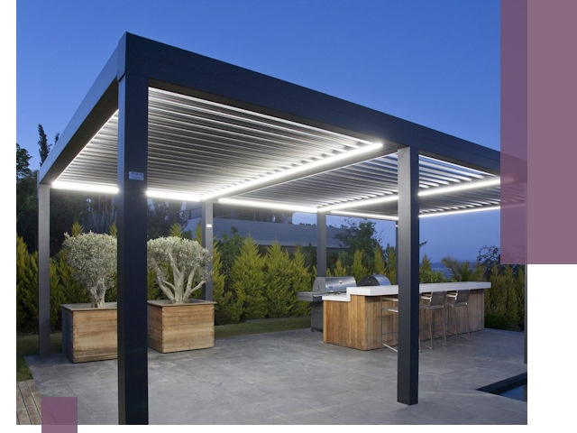 Навесы отдельно стоящие под ключ в Валуйках из металла и поликарбоната