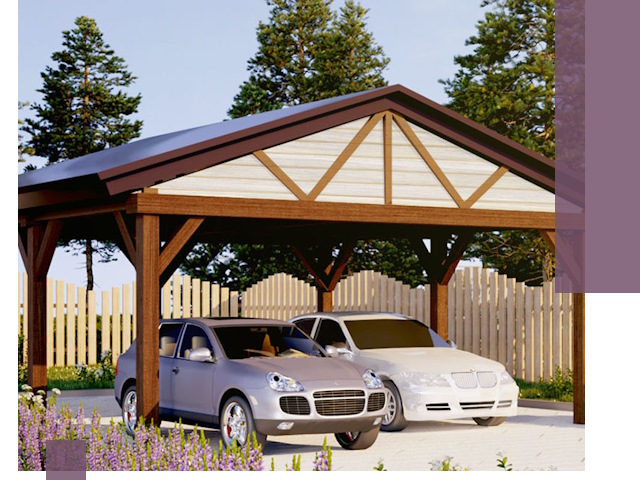 Навесы для автомобиля в Валуйках — изготовление и монтаж