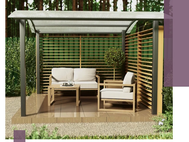 Навесы для дачи в Валуйках: изготовление, монтаж и демонтаж