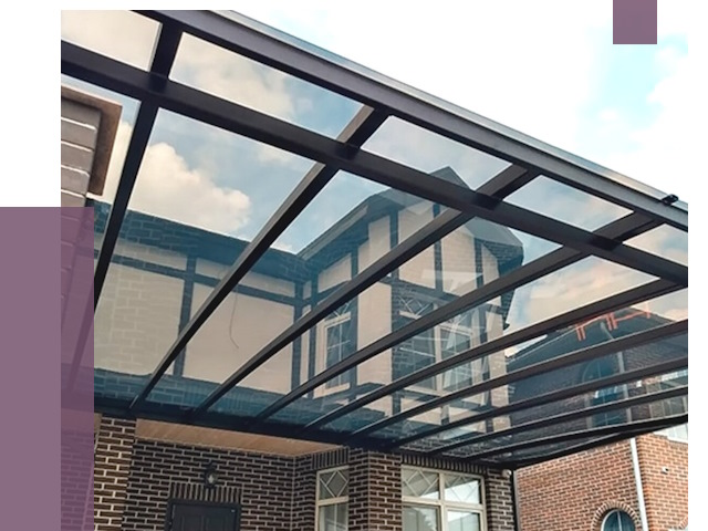 Навесы из поликарбоната в Валуйках от 8963 руб. под ключ — ПРОЛЁТ-Вли