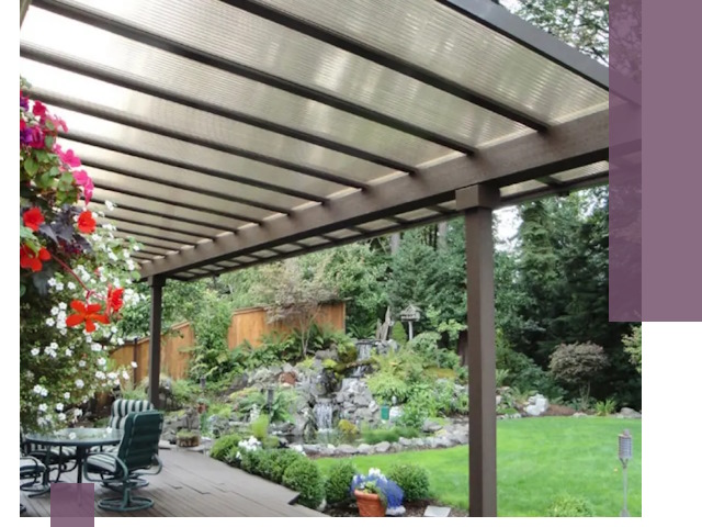 Навесы из поликарбоната под ключ в Валуйках быстро и надёжно