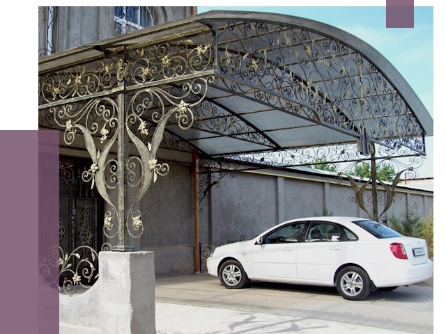 Кованые навесы в Валуйках от 15169 руб. | ПРОЛЁТ-Вли