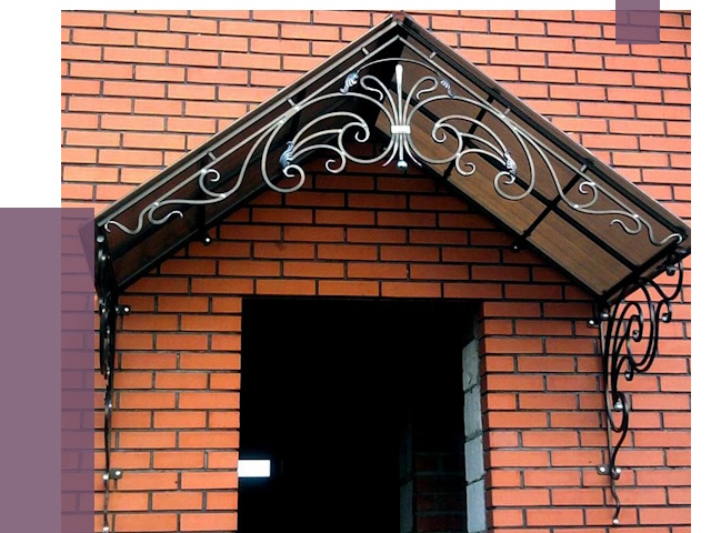 Металлические козырьки в Валуйках от 11124 руб. 