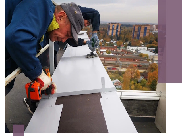 Монтаж парапетов в Валуйках — установка прочных металлических ограждений