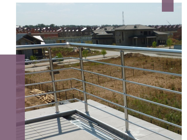 Парапеты из нержавеющей стали в Валуйках от 8303 руб. за м² | ПРОЛЁТ-Вли