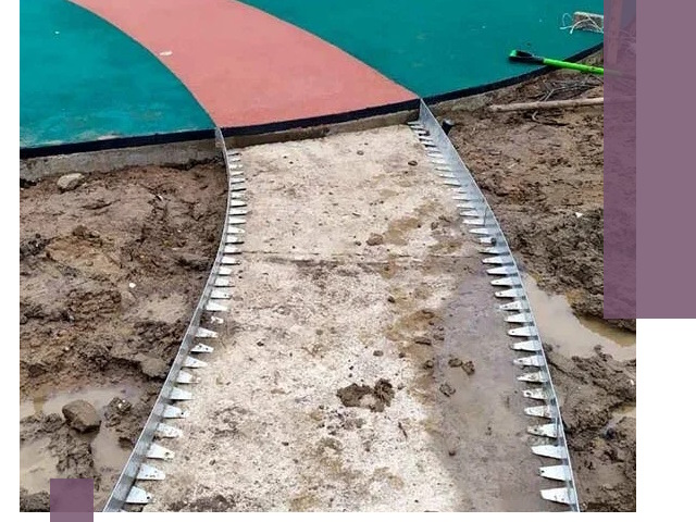 Металлические бордюры для дорожек в Валуйках — монтаж и изготовление