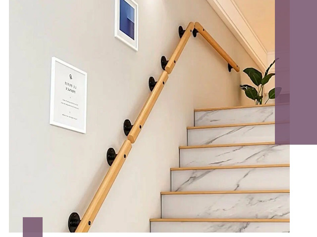 Поручни металлические и деревянные под ключ в Валуйках