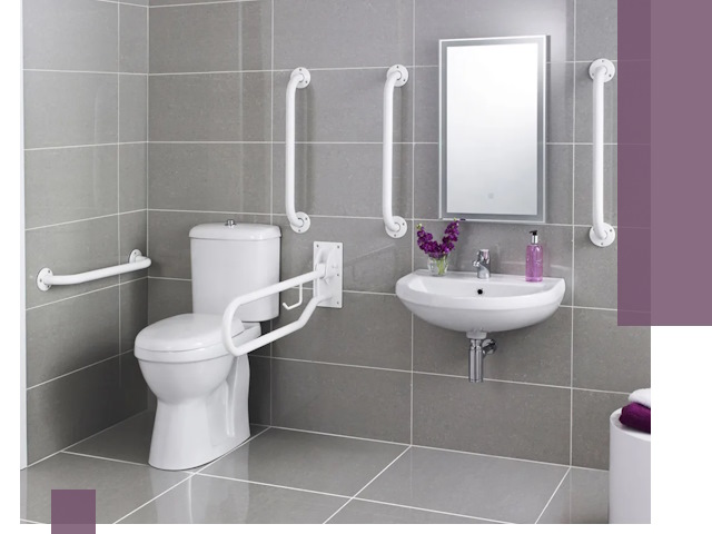 Поручни для санузлов в Валуйках: установка, ремонт и монтаж