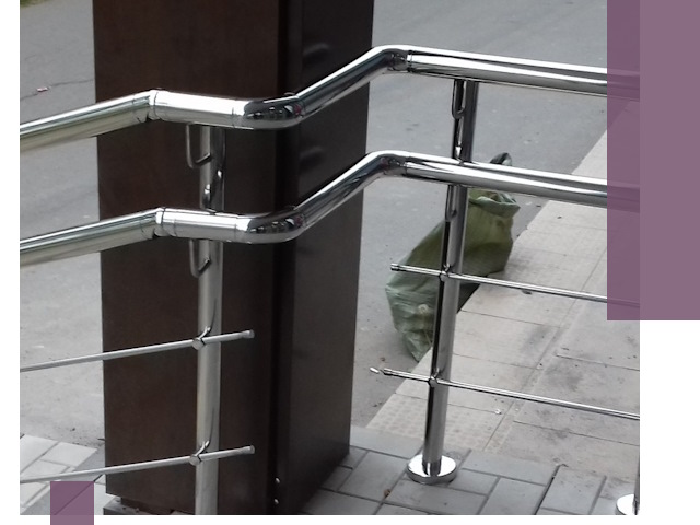 Монтаж поручней из нержавеющей стали в Валуйках качественно и быстро